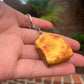 Open-faced Grilled Cheese Keychain
