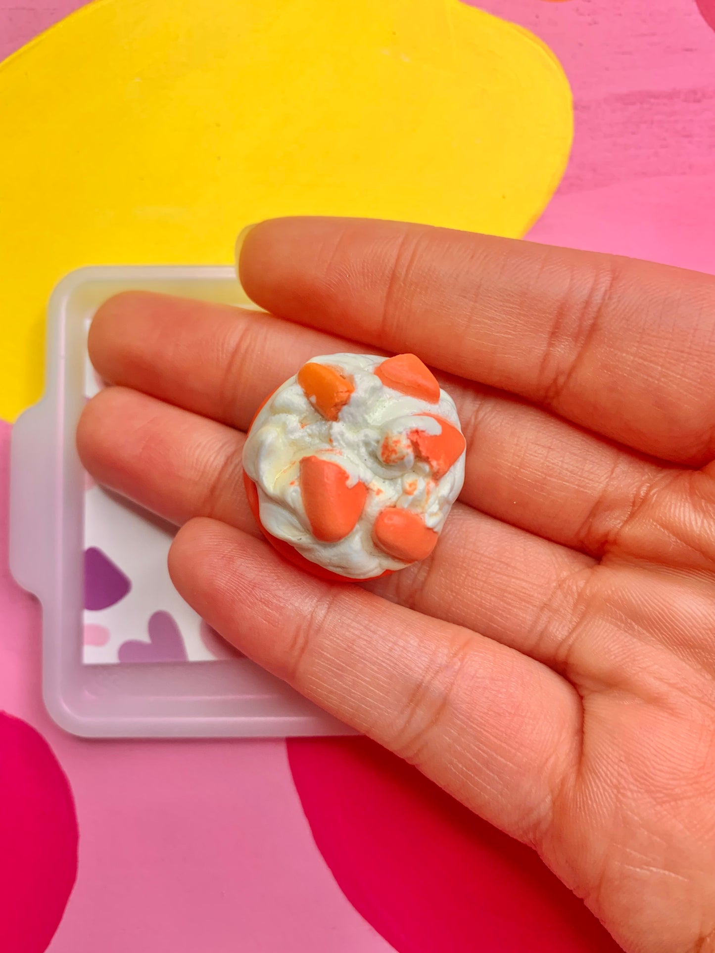 Orange Creampuff Cookie Magnet