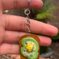 Sunny Side Up Bell Pepper Toast Keychain