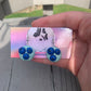 Blueberry Macaroon Earrings