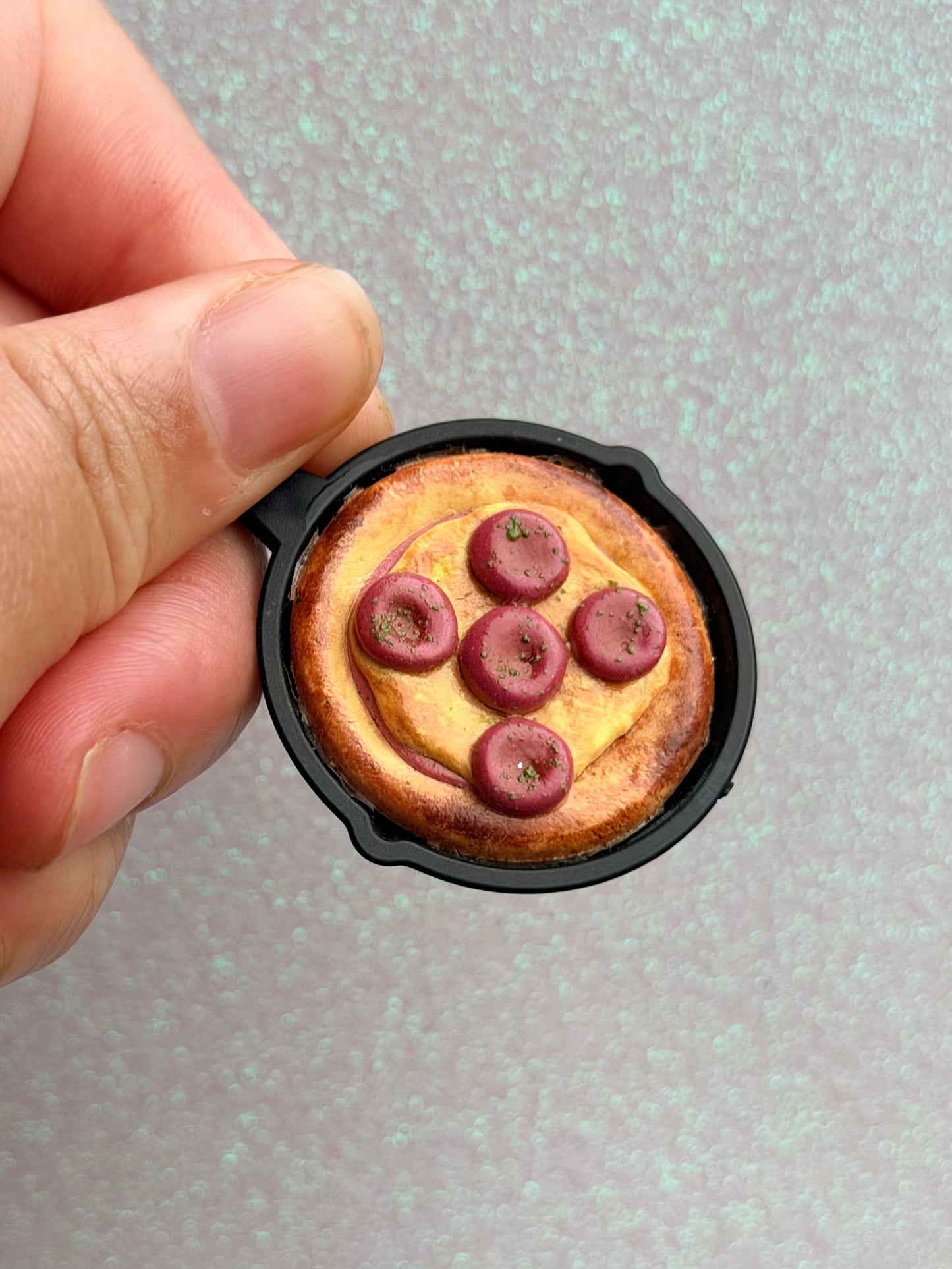 Pepperoni Pizza Skillet Charm