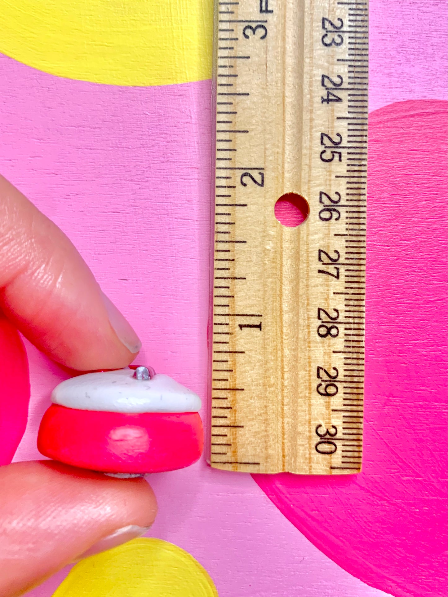 Red Candy Cane Cookie Magnet