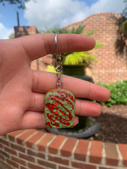 Spicy Avocado Toast Keychain