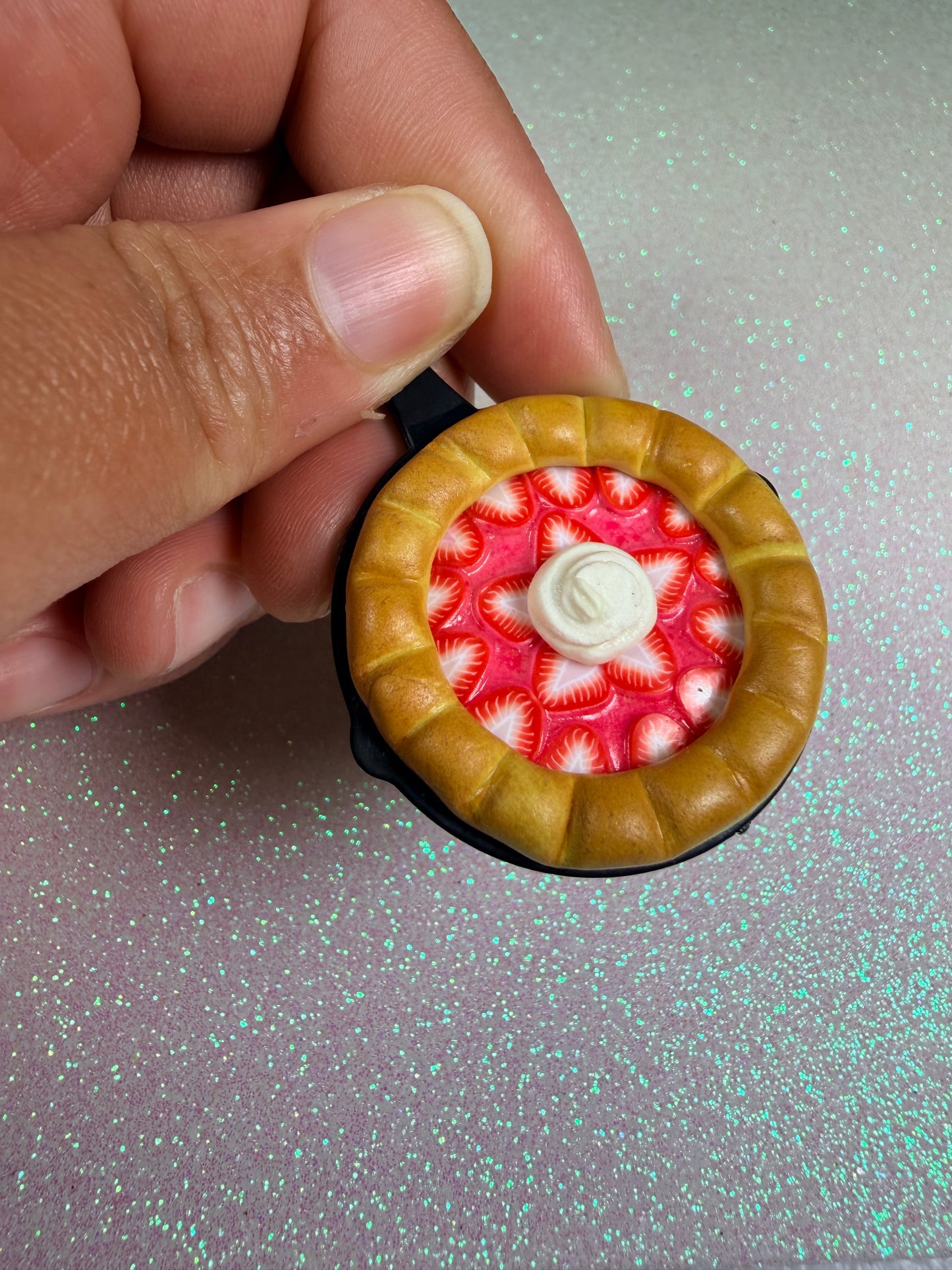 Strawberry Pie Skillet Charm
