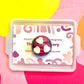 Black and Red Heart Swivel Cookie