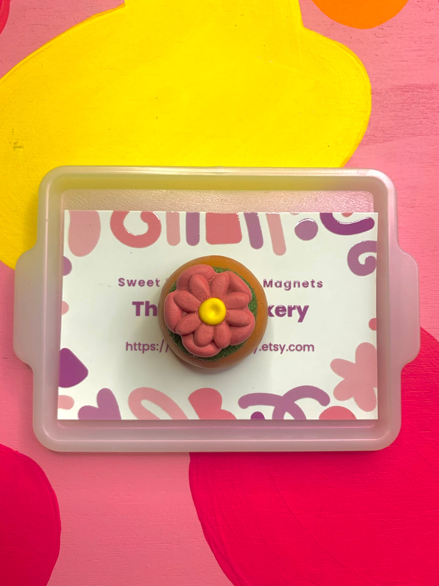 Garden Flower Cookie Magnet