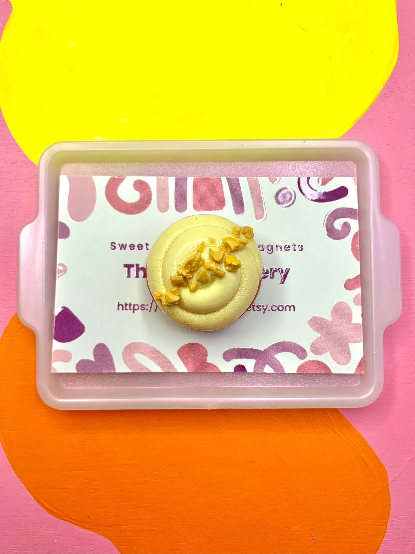 Carrot Cake Cookie Magnet