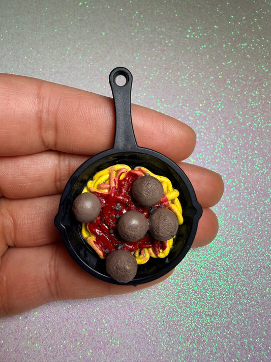 Spaghetti and Meatballs Skillet Charm