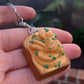 Creamy Garlic Shrimp Toast Keychain