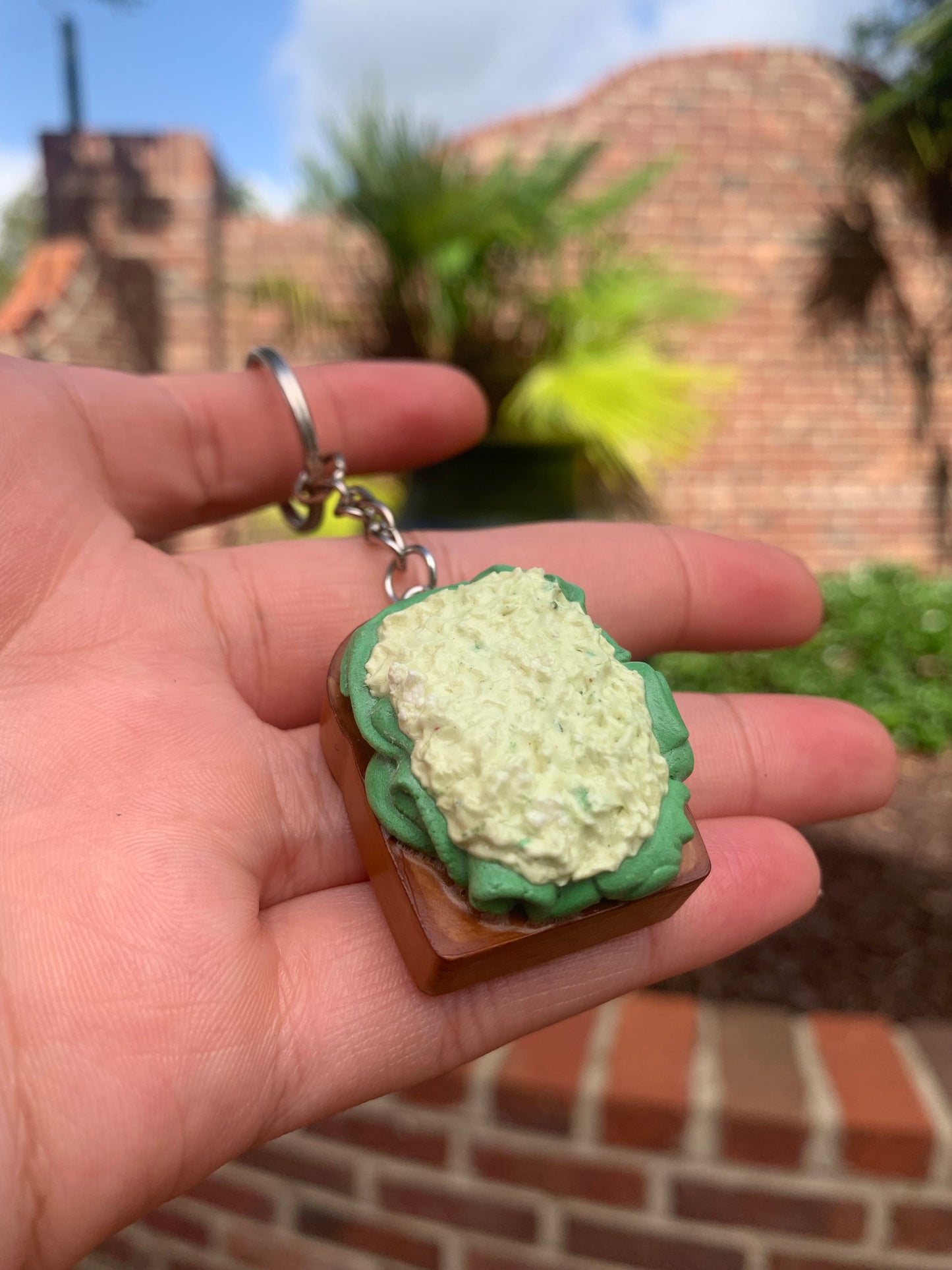 Lettuce Wrapped Tuna Toast Keychain