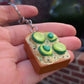 Tuna with Cucumber Toast Keychain