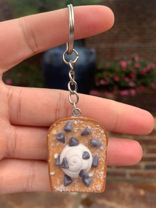Chocolate Chip French Toast Keychain