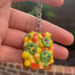 Cheesy Corn Masala Toast Keychain