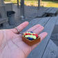 Nutella Topped with Fruit Toast Keychain