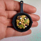 Mushroom Noodles Skillet Charm