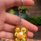 Banana Ice Cream French Toast Keychain