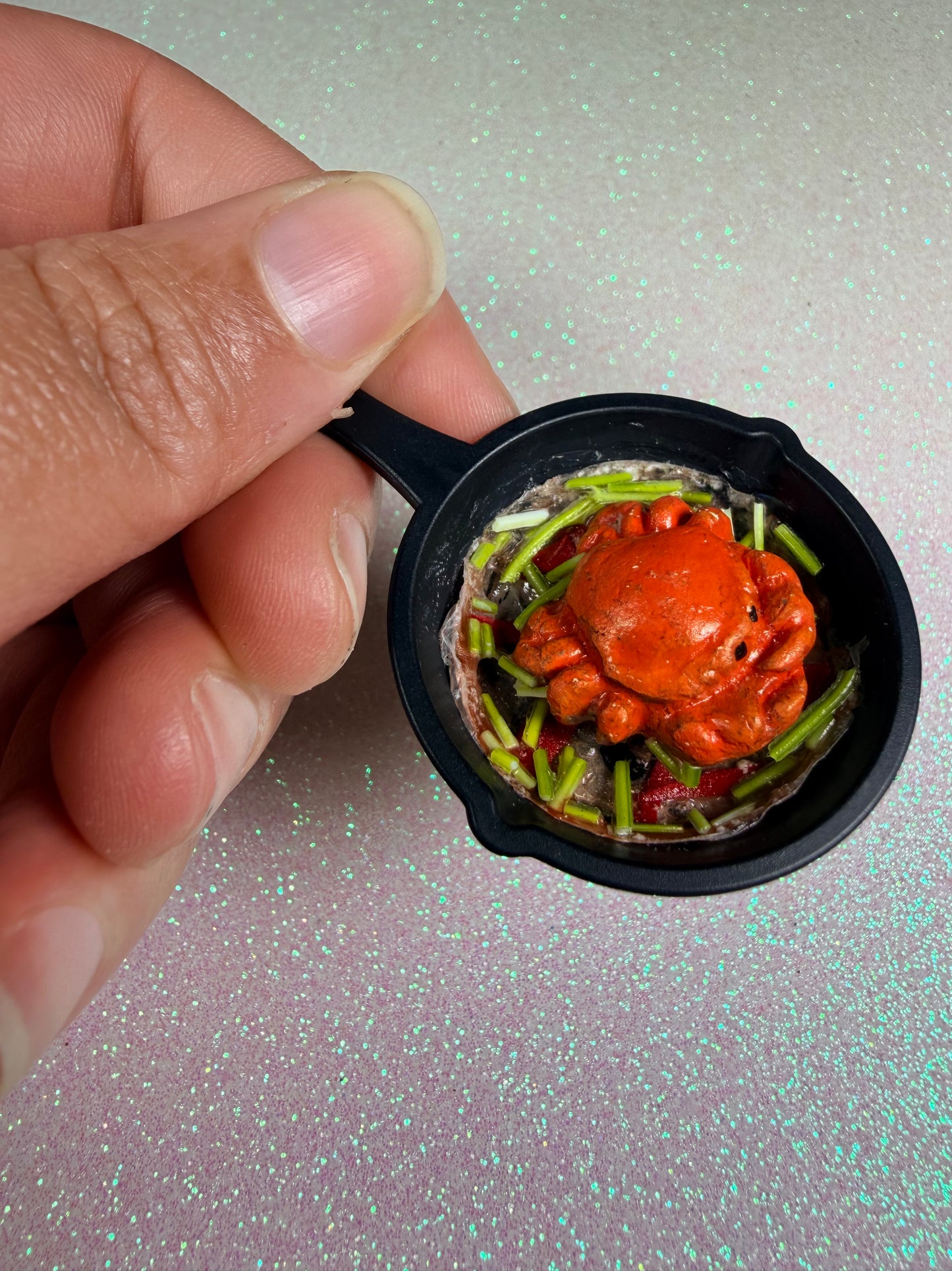 Steamed Crab Skillet Charm