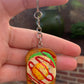 Egg with Sriracha Toast Keychain