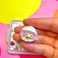 Sweet Candy Cream Puff Valentine Cookie