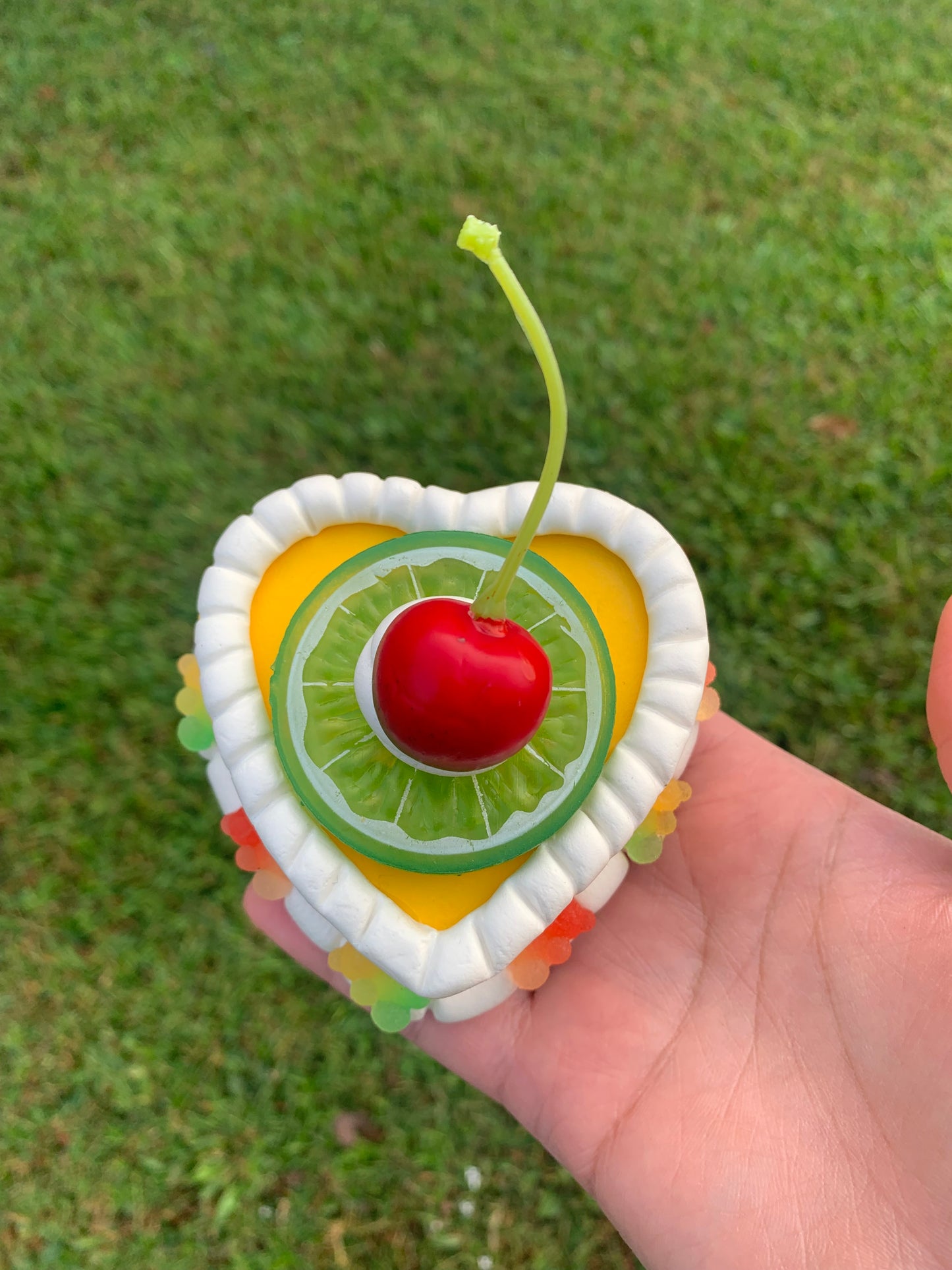 Citrus Gummy Candy Cake Box