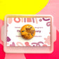 Pressed Flower Cookie Magnet