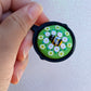 Green Bee Skillet Charm (Garden Pie Collection)