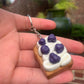 Blackberry with Frosting Toast Keychain