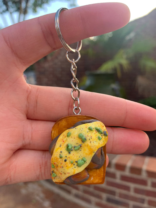 Texas Toast French Dip Keychain