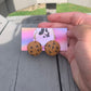 Chocolate Chip Cookie Earrings