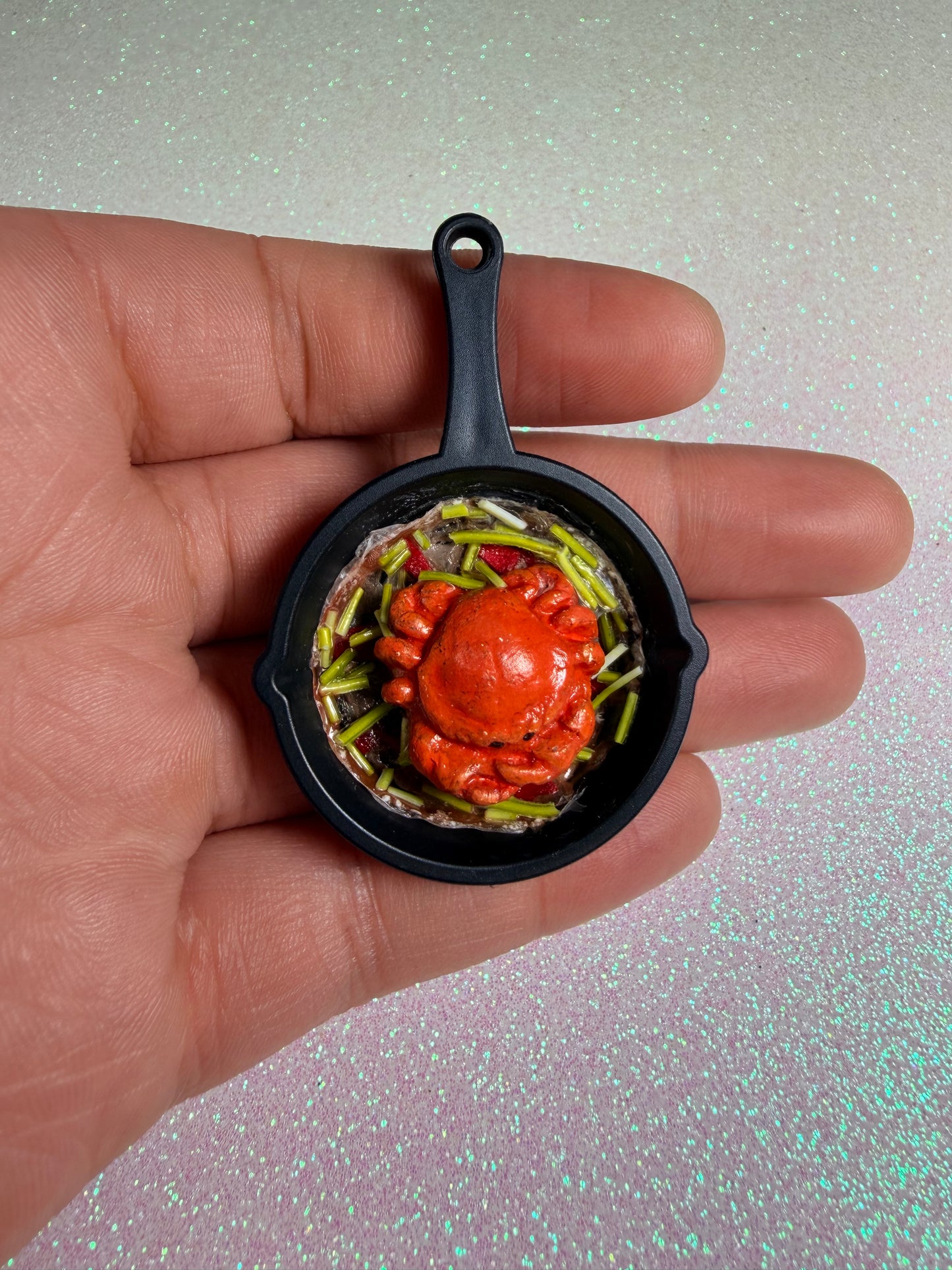 Steamed Crab Skillet Charm