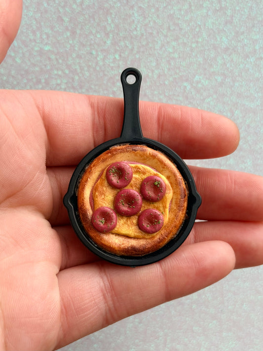 Pepperoni Pizza Skillet Charm