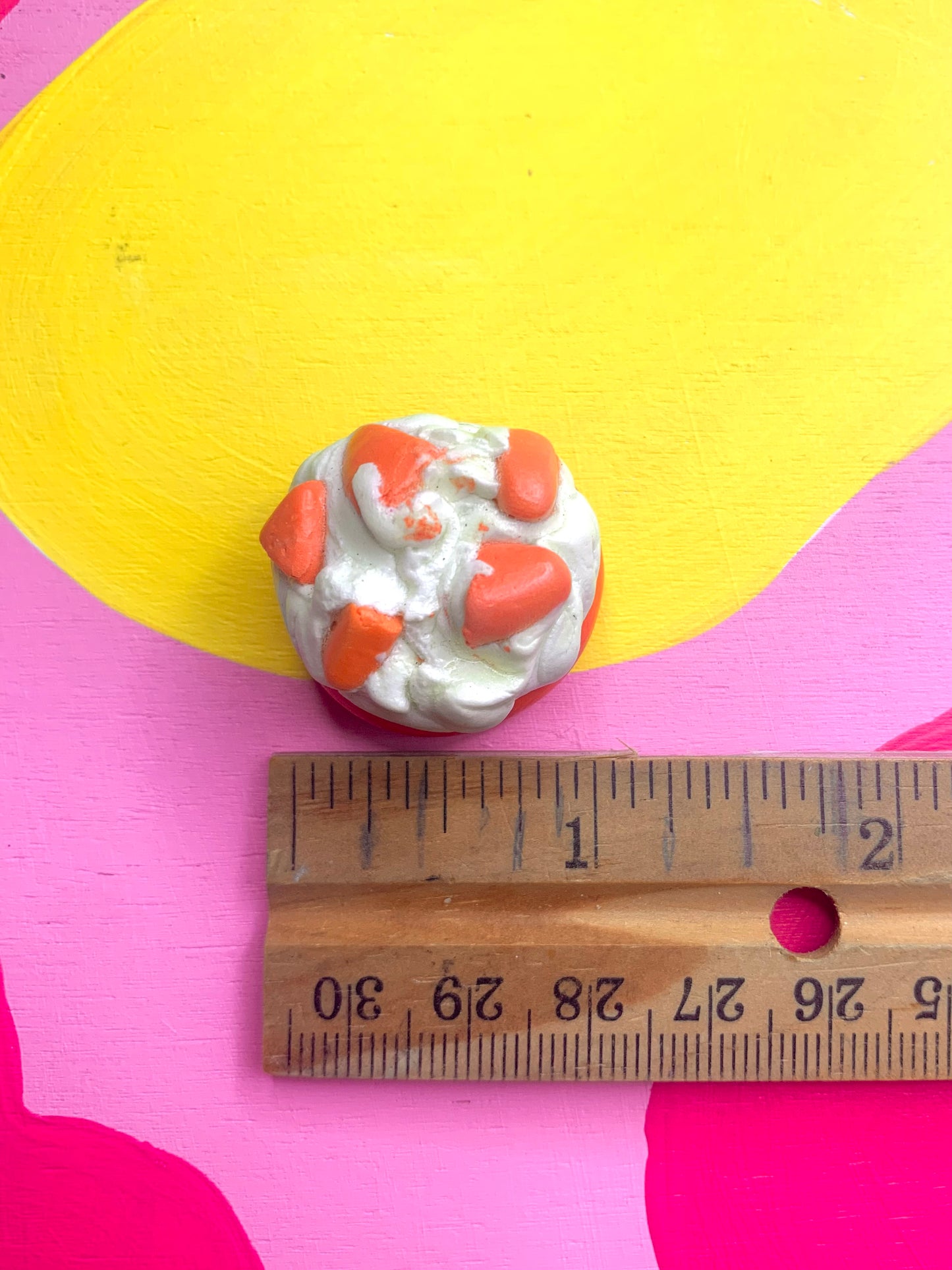 Orange Creampuff Cookie Magnet