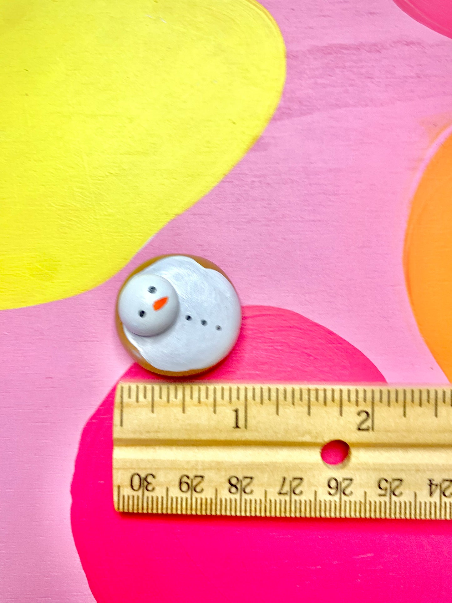 Melting Snowman Cookie Magnet