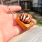 Chocolate Pumpkin Drizzle Keychain