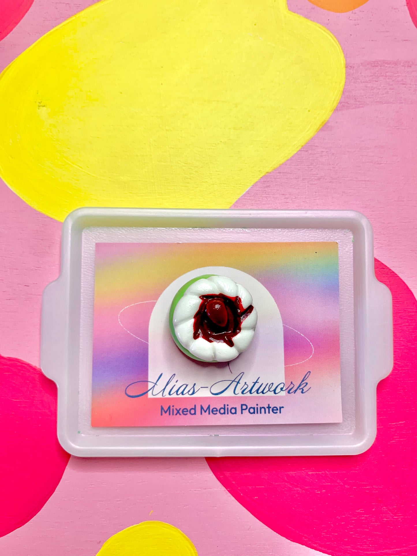 Christmas Cream Puff Cookie Magnets