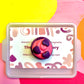 Pink Camo with Cream Spiral Valentine