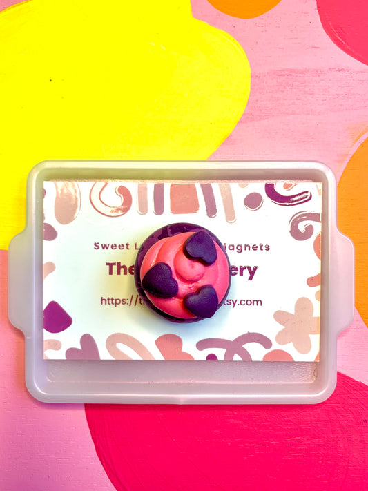 Pink Camo with Cream Spiral Valentine