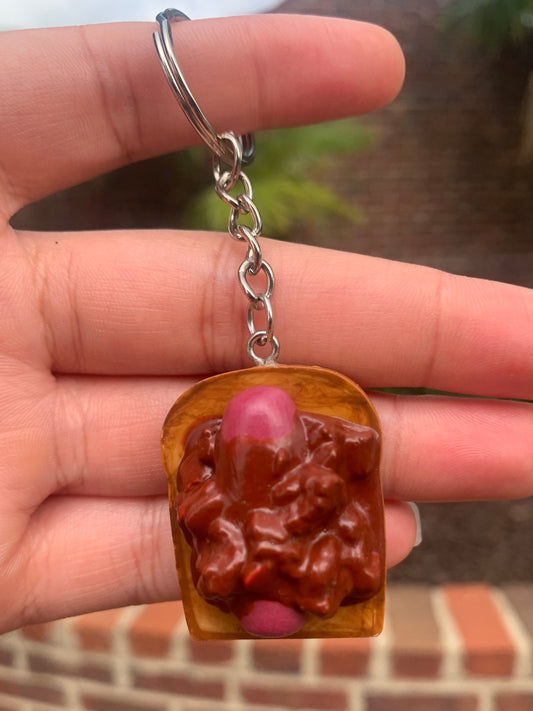 Chili Dog Keychain