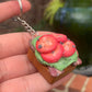 Open-faced B.L.T Sandwich Keychain