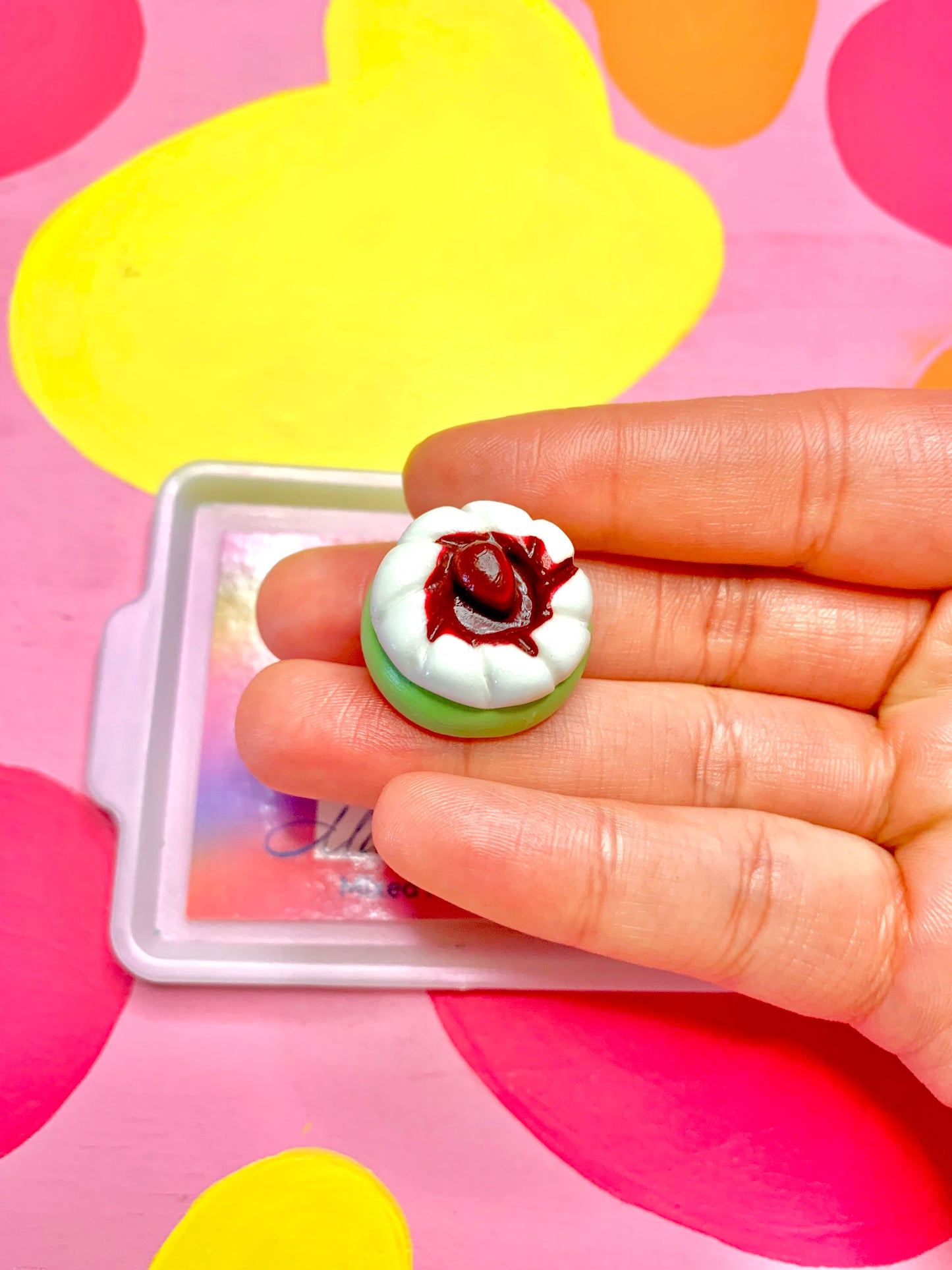 Christmas Cream Puff Cookie Magnets