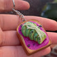 Avocado with Beat Hummus Toast Keychain