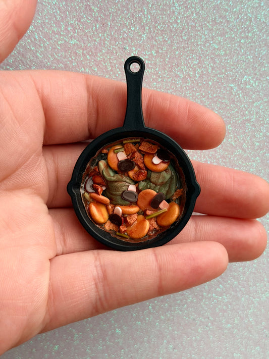 Mushroom Rice-cake Skillet Charm