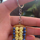 Banana and Blueberry Toast Keychain