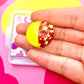 Lemon Raspberry Dipped Cookie Magnet