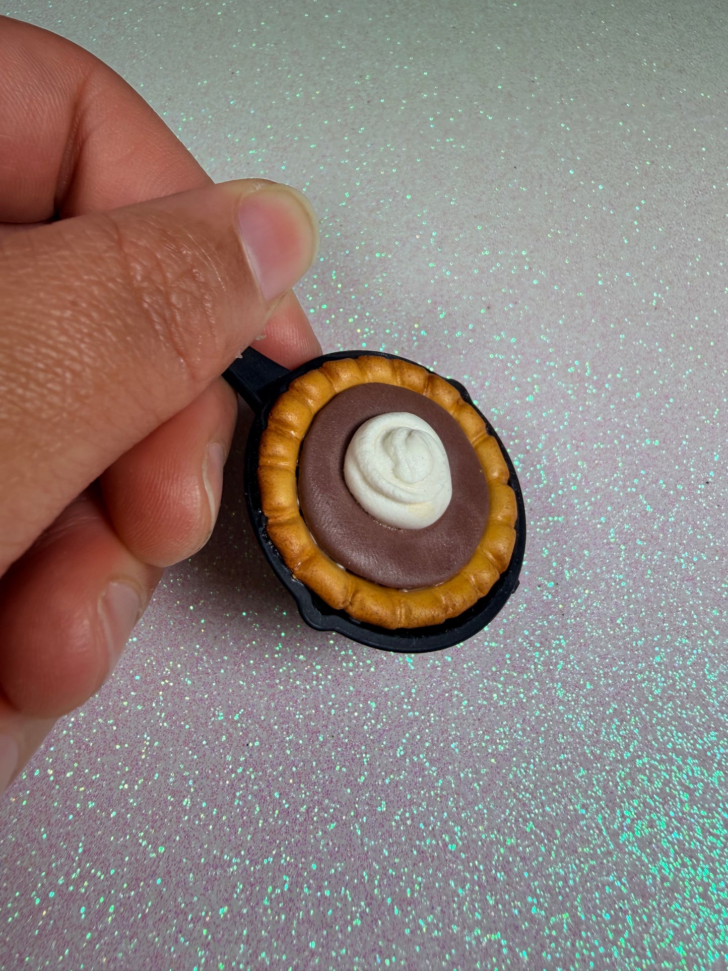 Chocolate Filling Skillet Charm