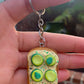 Tuna with Cucumber Toast Keychain
