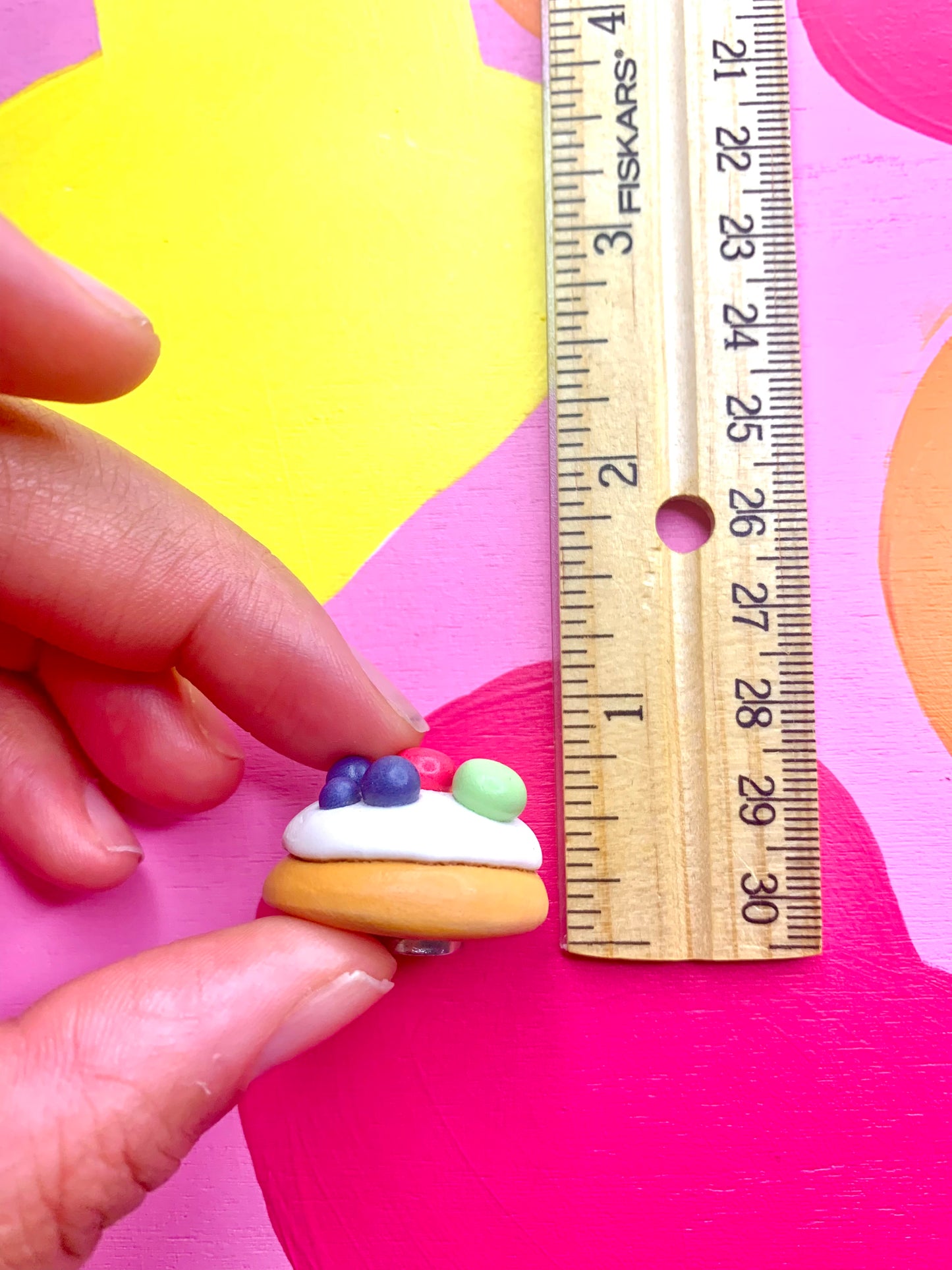 Fruit Pizza Cookie Magnet