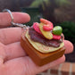 Steak Fajitas Toast Keychain