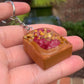 Open-faced Peanut Butter and Jelly Sandwich Keychain