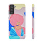Pretty in Pink and Blue- Snap Cases